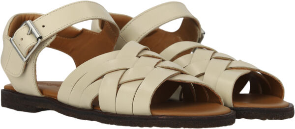 Fletsandal med åben tå og hæl