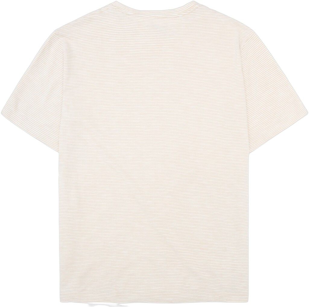 Narrow striped slub tee - GOTS/Vegan