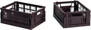 HAY Colour Crate Mini-Set of 2-Bordeaux