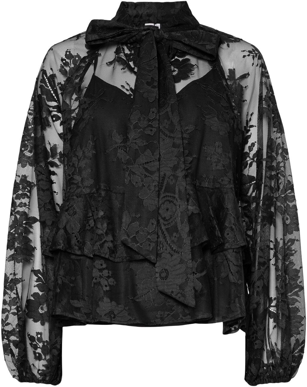 YASLACILLA LS LACE TOP - SHOW