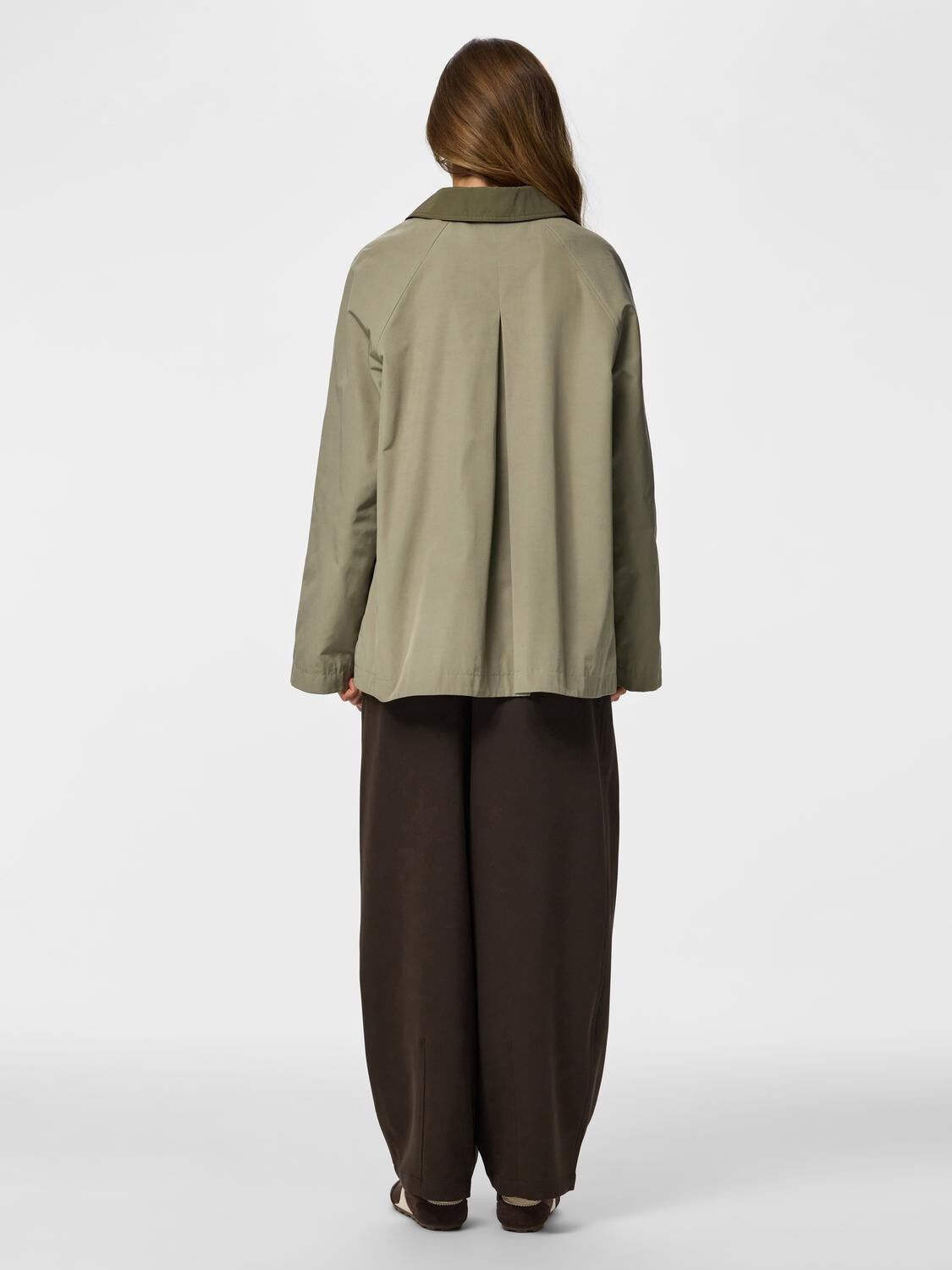 PCVILMA LS A-SHAPE TRENCHCOAT CP BC