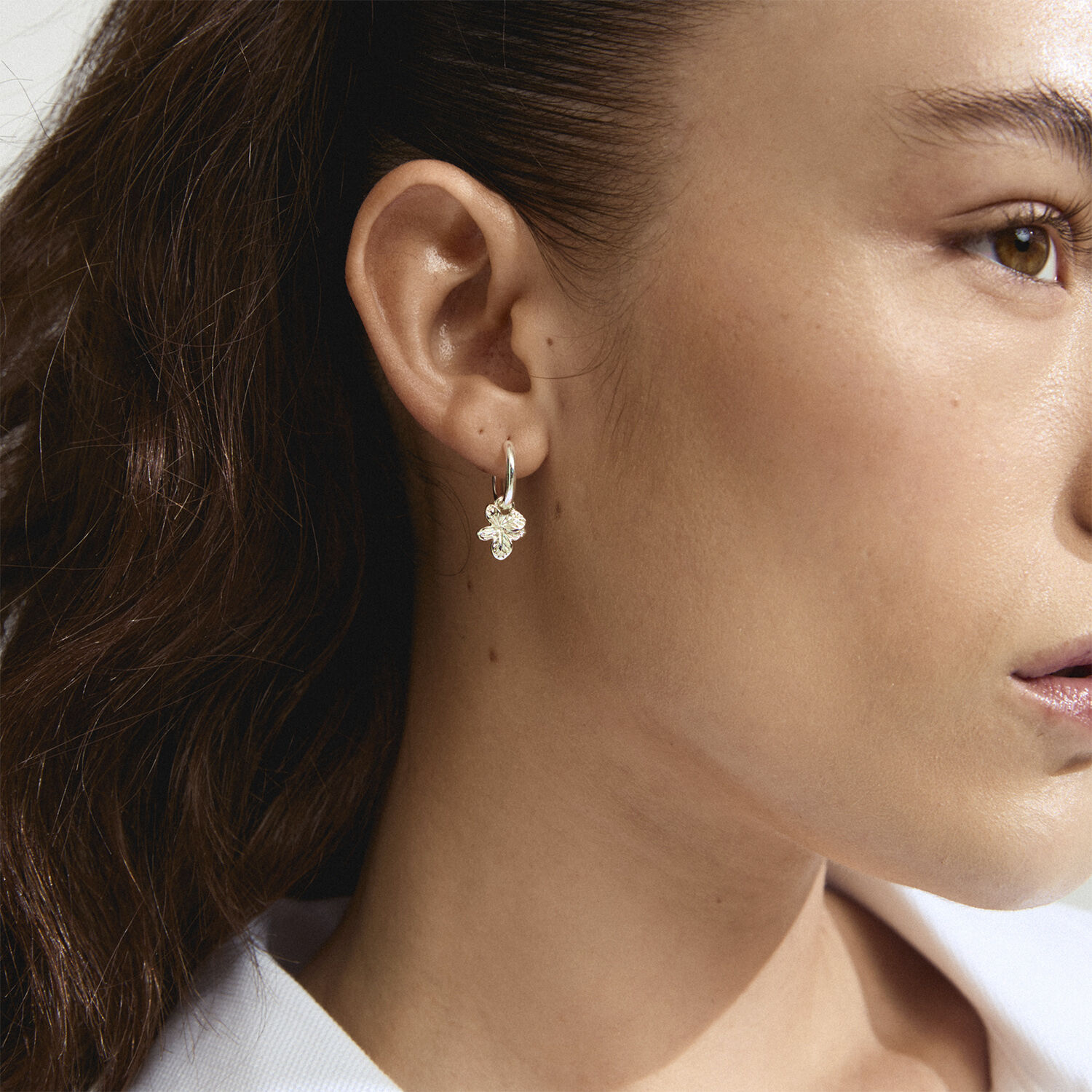 CHARMAINE hoop earrings silver-plated