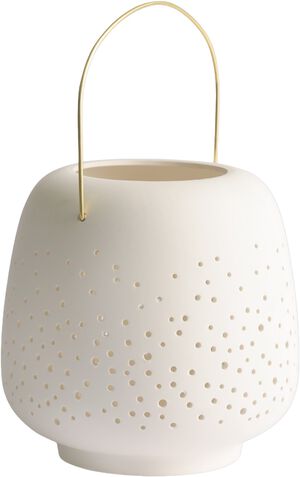 Ceramic lantern, big, 20x20 cm