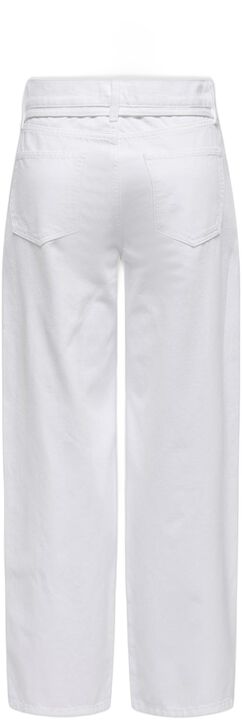 ONLGIANNA MW STRAIGHT JEANS WHITE D
