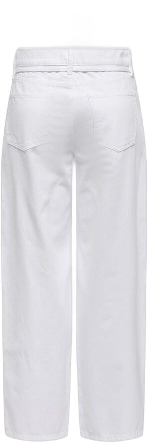 ONLGIANNA MW STRAIGHT JEANS WHITE D