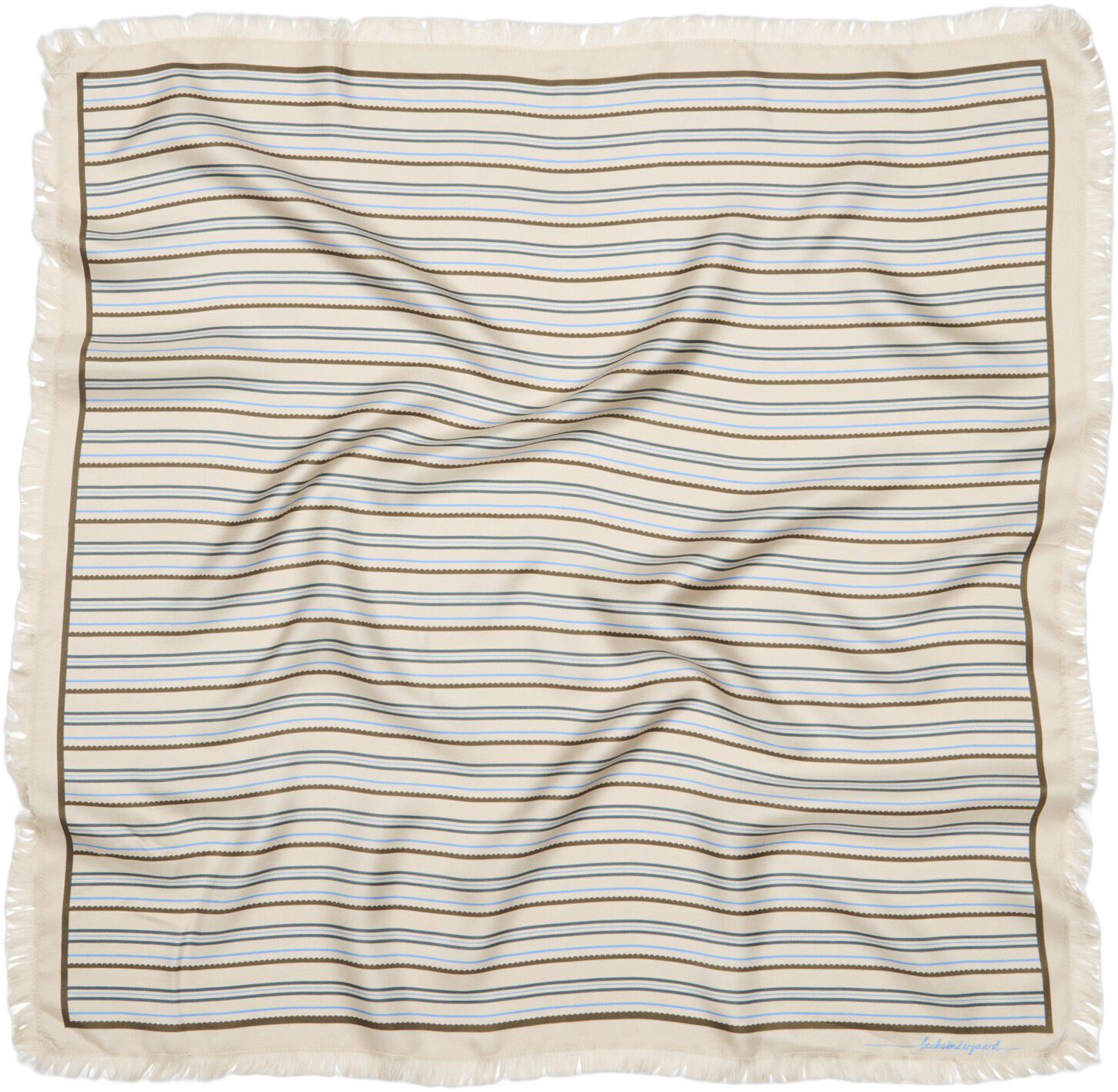 Scallopia Striped Sia Scarf