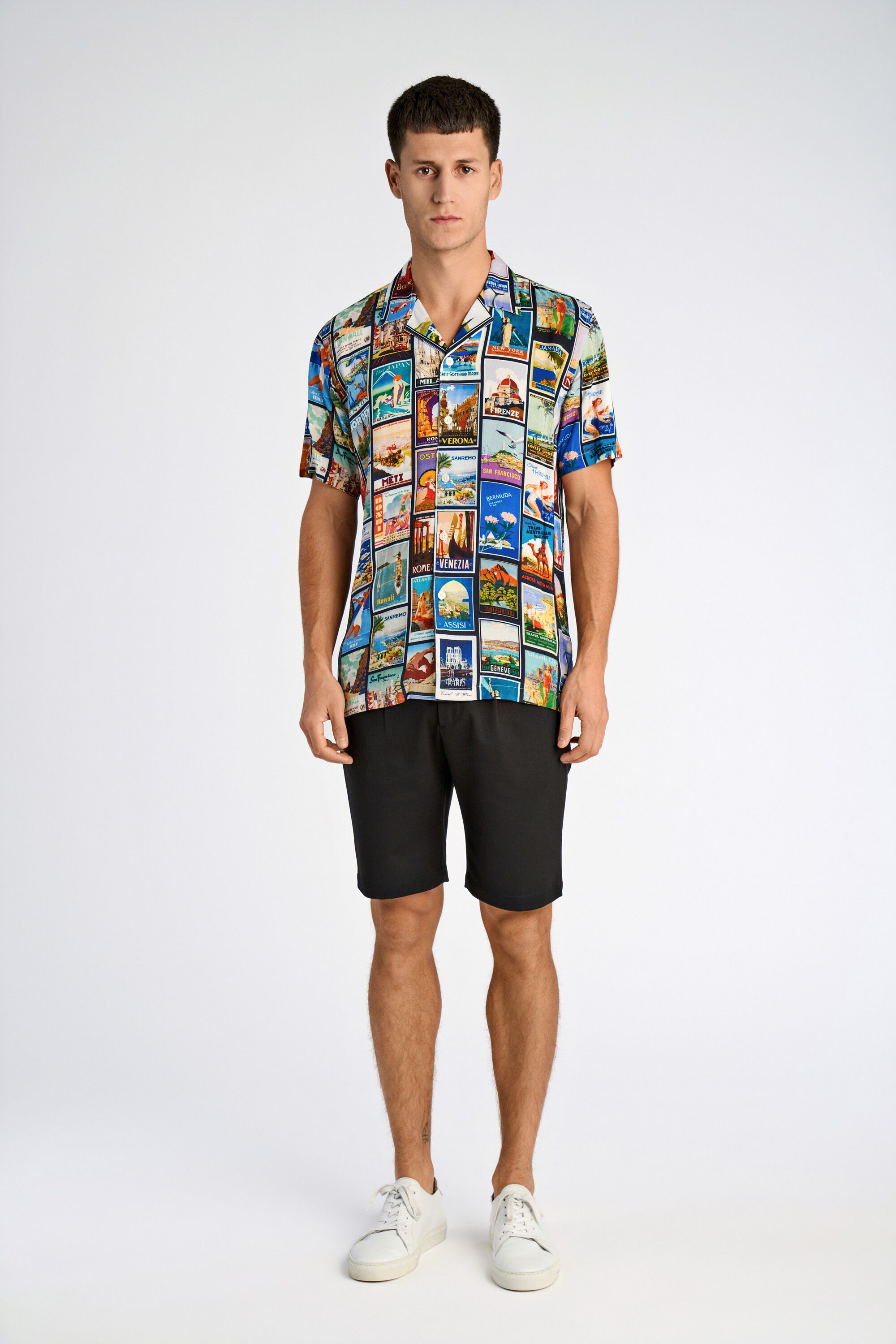 Resort viscose aop shirt S/S