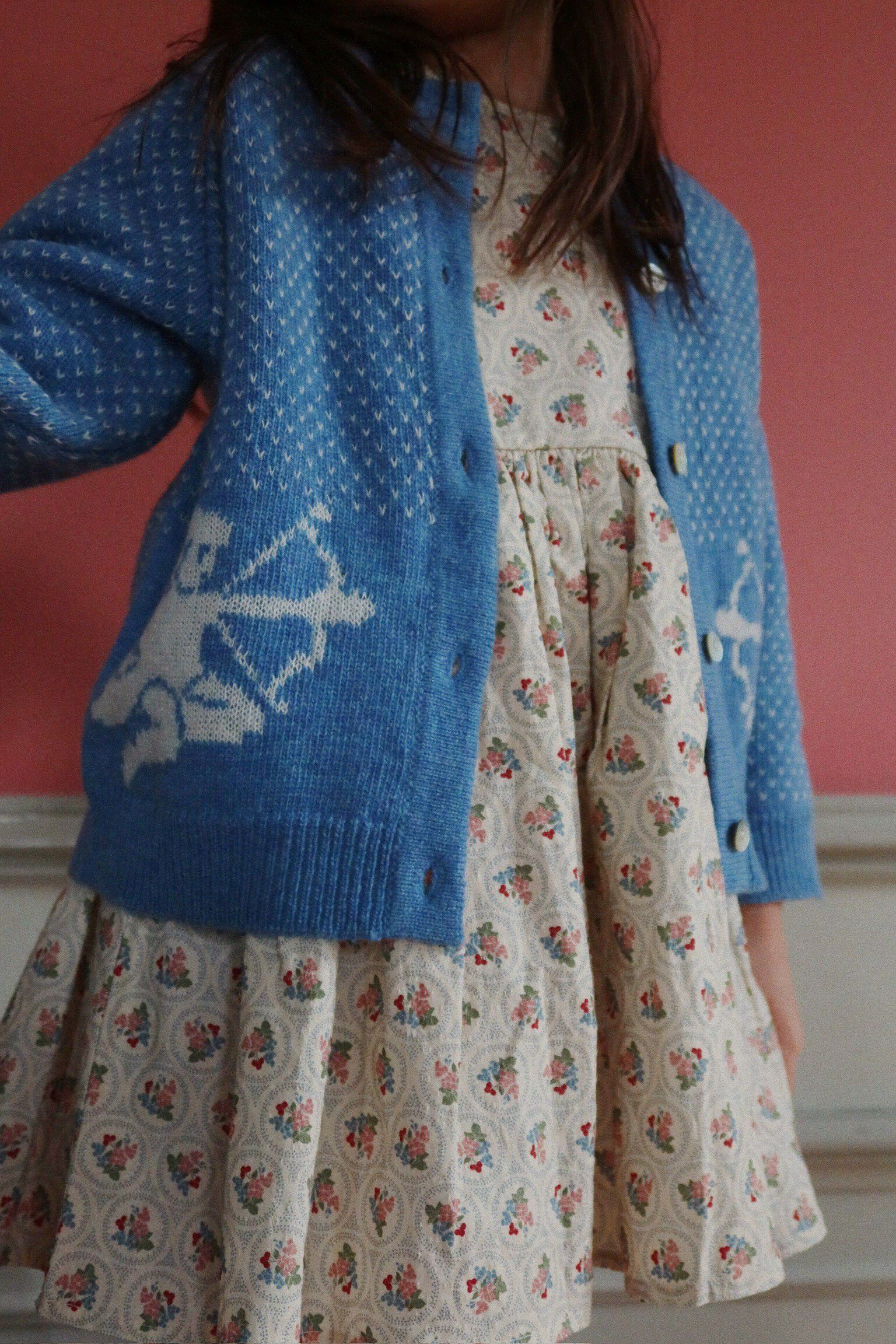 CIANNA LS BOW DRESS GOTS