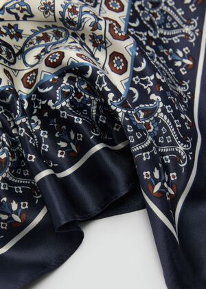 Paisley print scarf