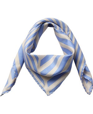 Geometric Scarf 100% Silk - 61x61cm