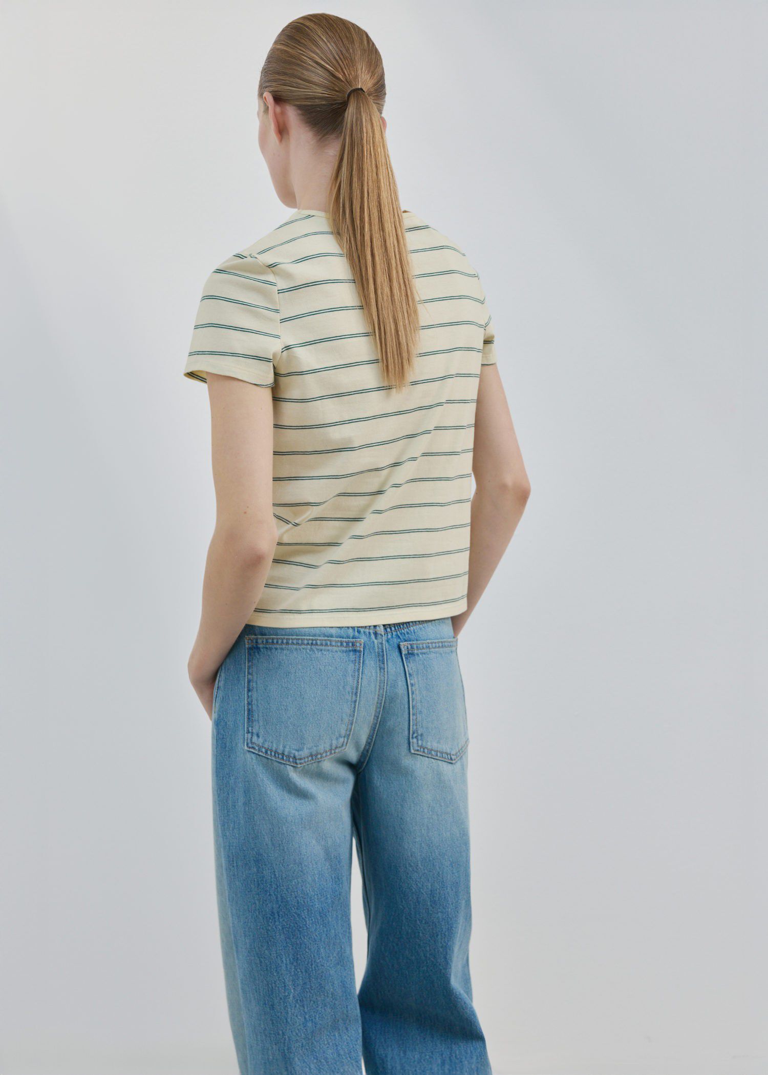 Striped cotton T-shirt