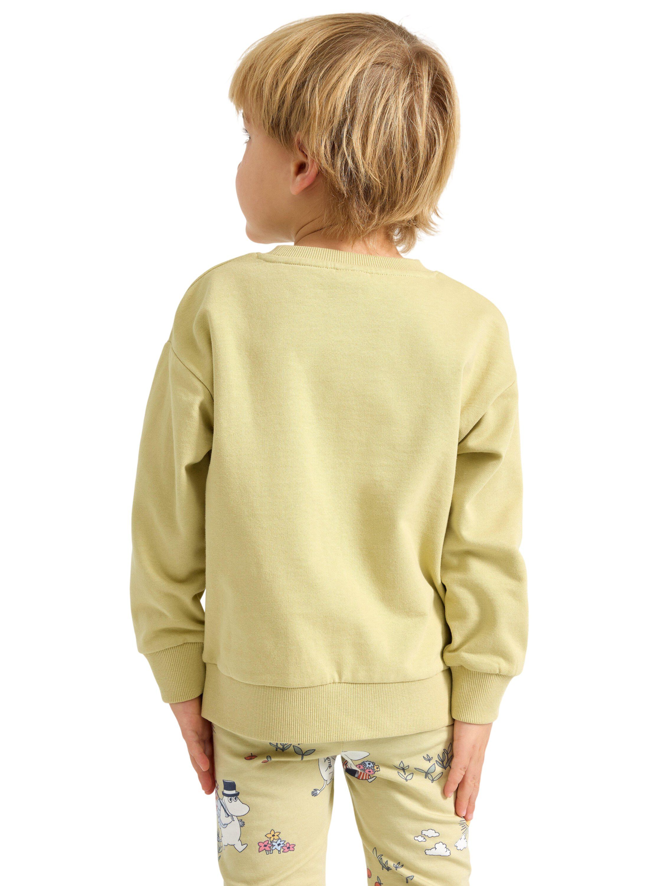 Soft sweatshirt in cotton jersey wi