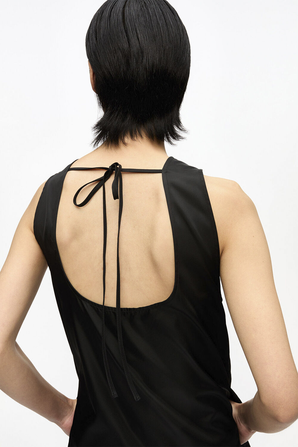 Duchesse Nylon Midi Dress