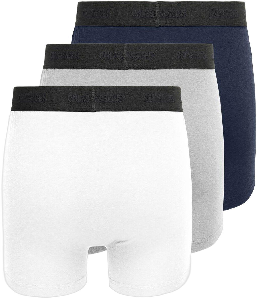 ONSFITZ BAMBOO BOXER LOGO 3-PACK NO