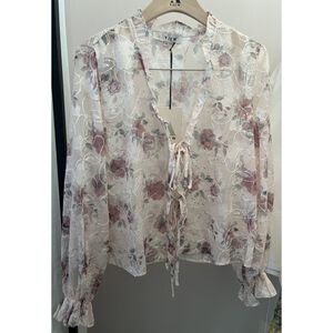 Flounce blouse