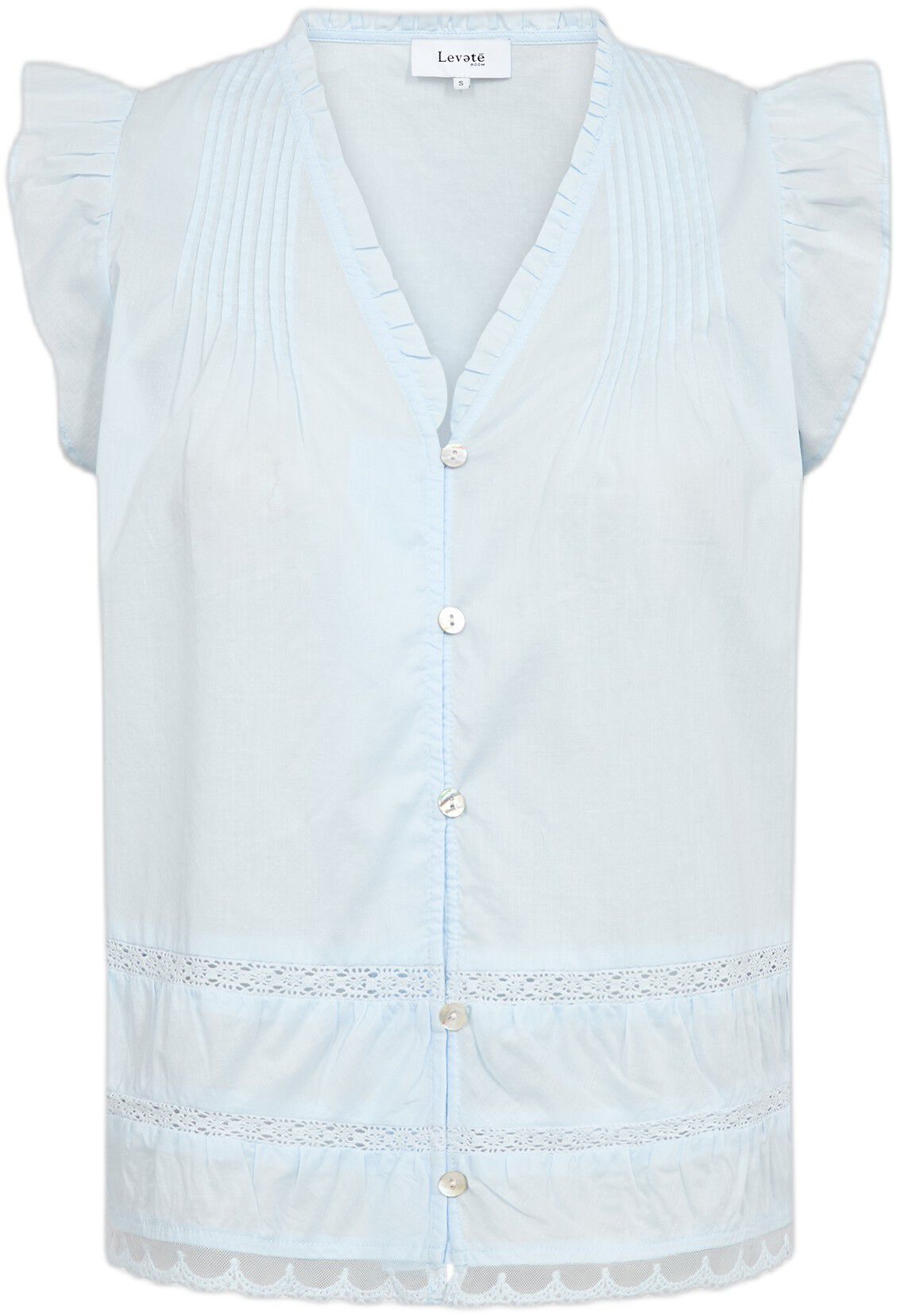 LR-ROSY 2 Bluse Lysebl&aring;