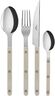 Bistrot Solid / 4 pieces cutlery set / Light kaki