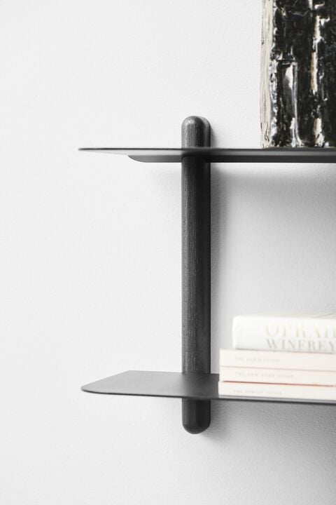 Nivo hylde F sort ask/ sort