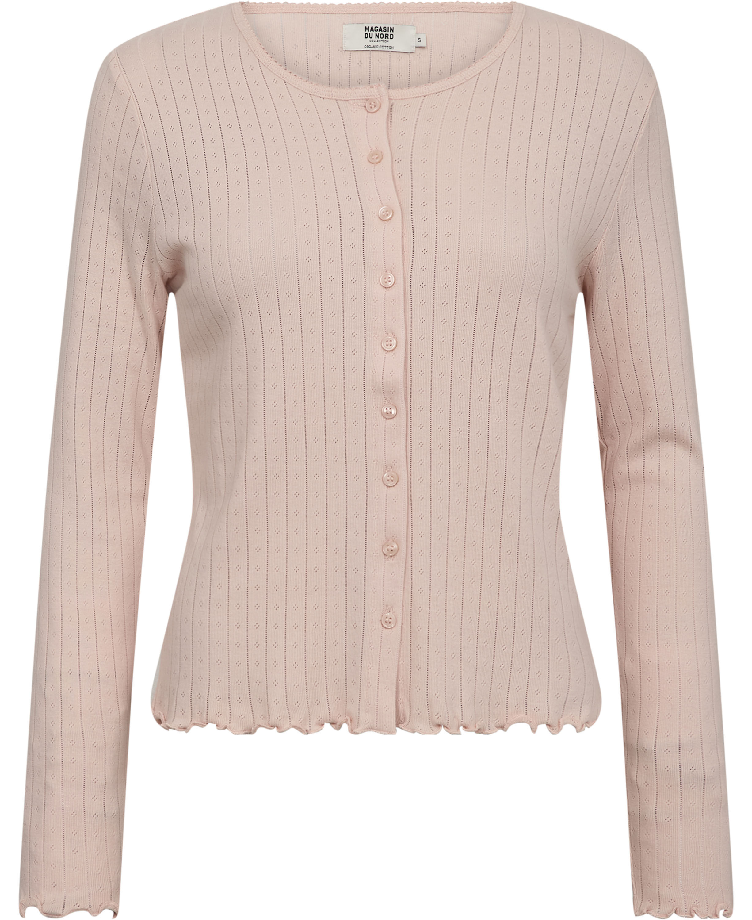 Eloise 10 Cardigan Pointelle - 100% &Oslash;kologisk Bomuld GOTS