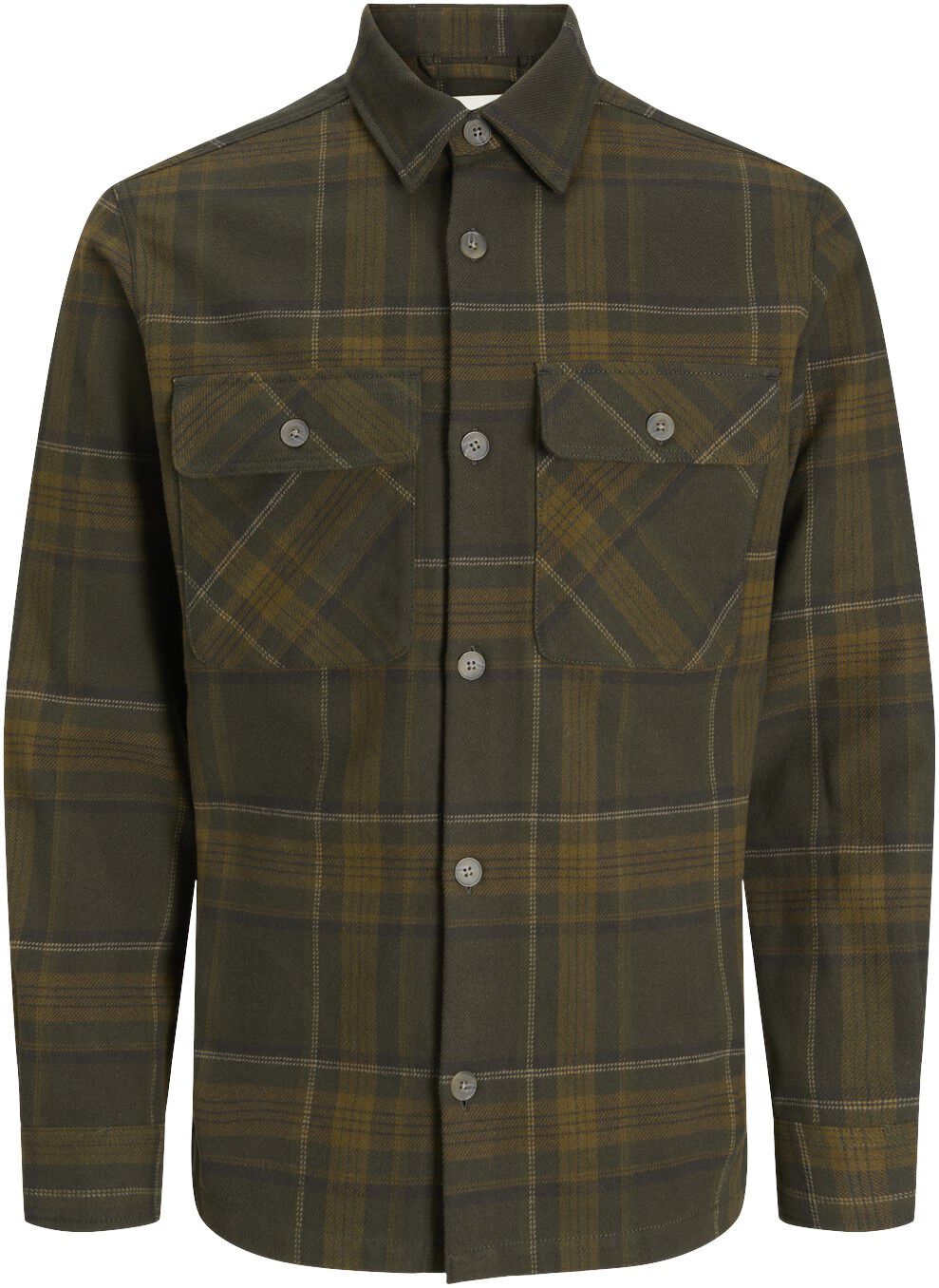 JPRRAYLE MELANGE CHECK L/S OVERSHIR