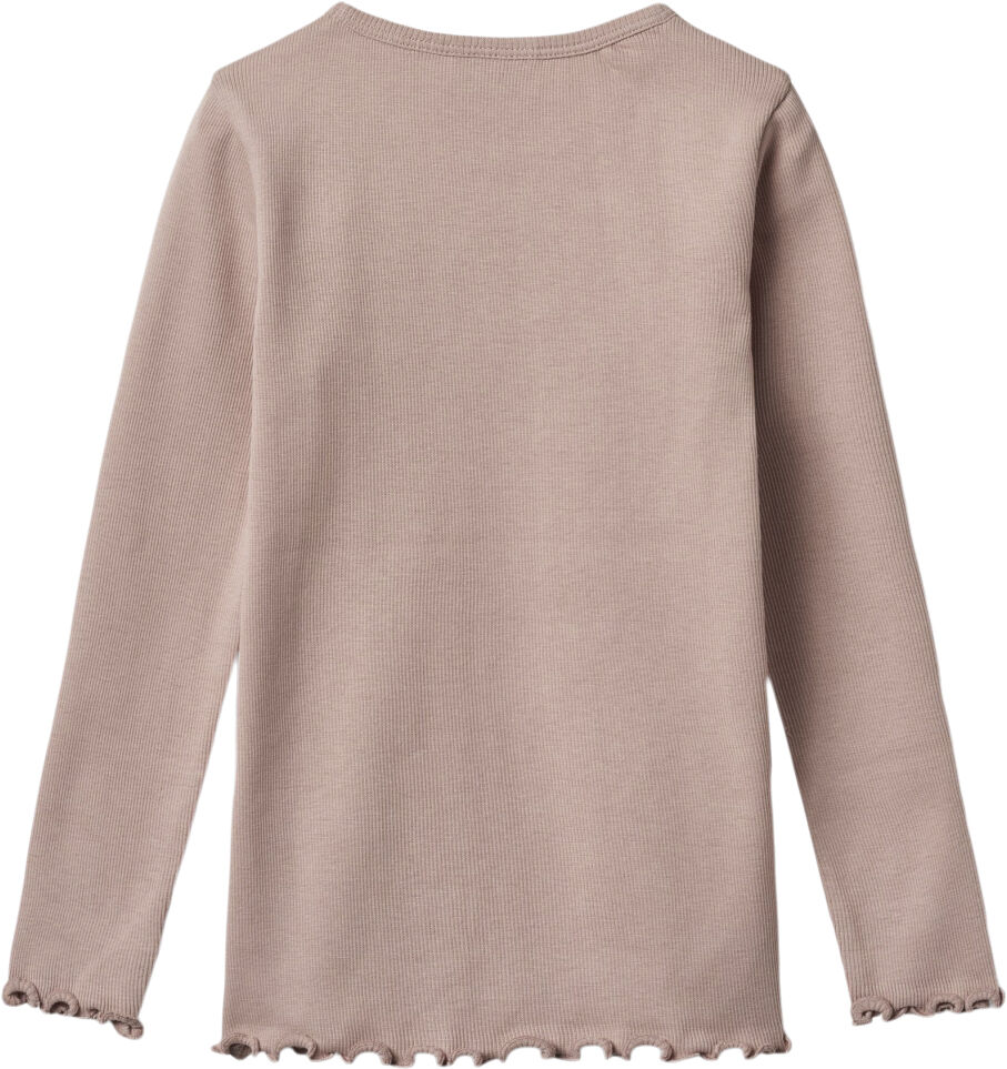 Lang&aelig;rmet Rib T-shirt Ida