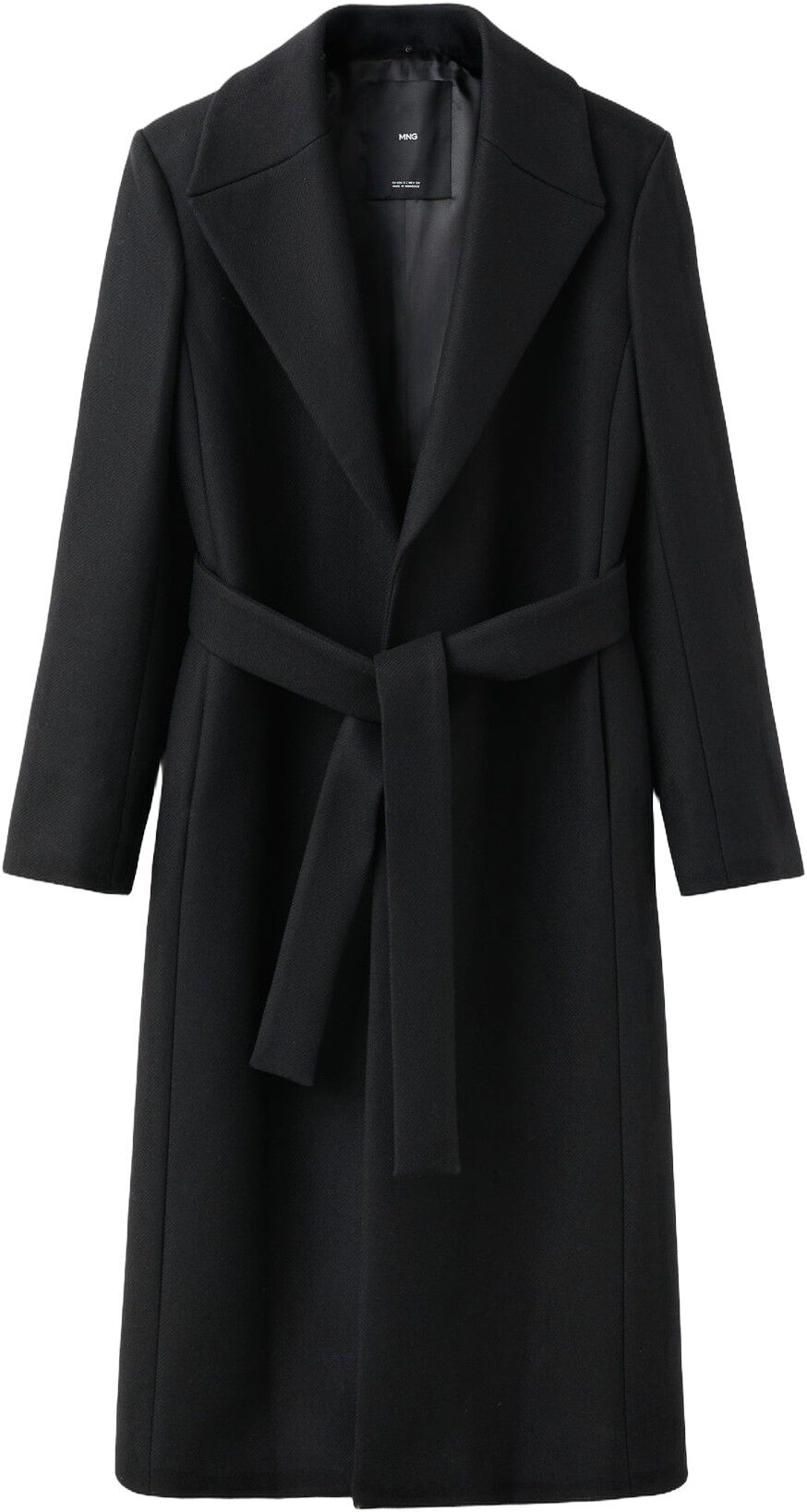 Manteco wool coat with fur collar