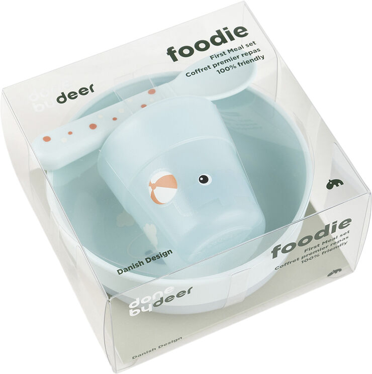 Foodie første spisesæt Playground Blå