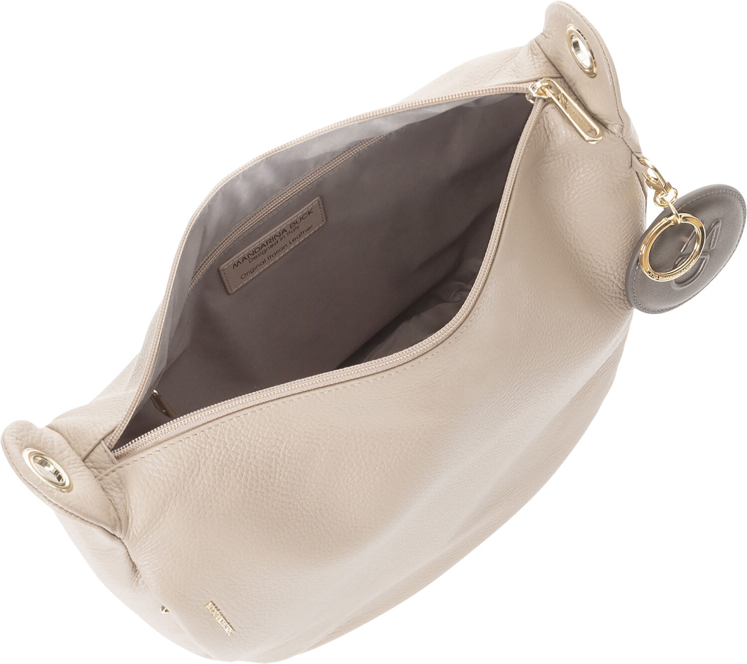 MELLOW LEATHER CROSSOVER / WARM TAUPE