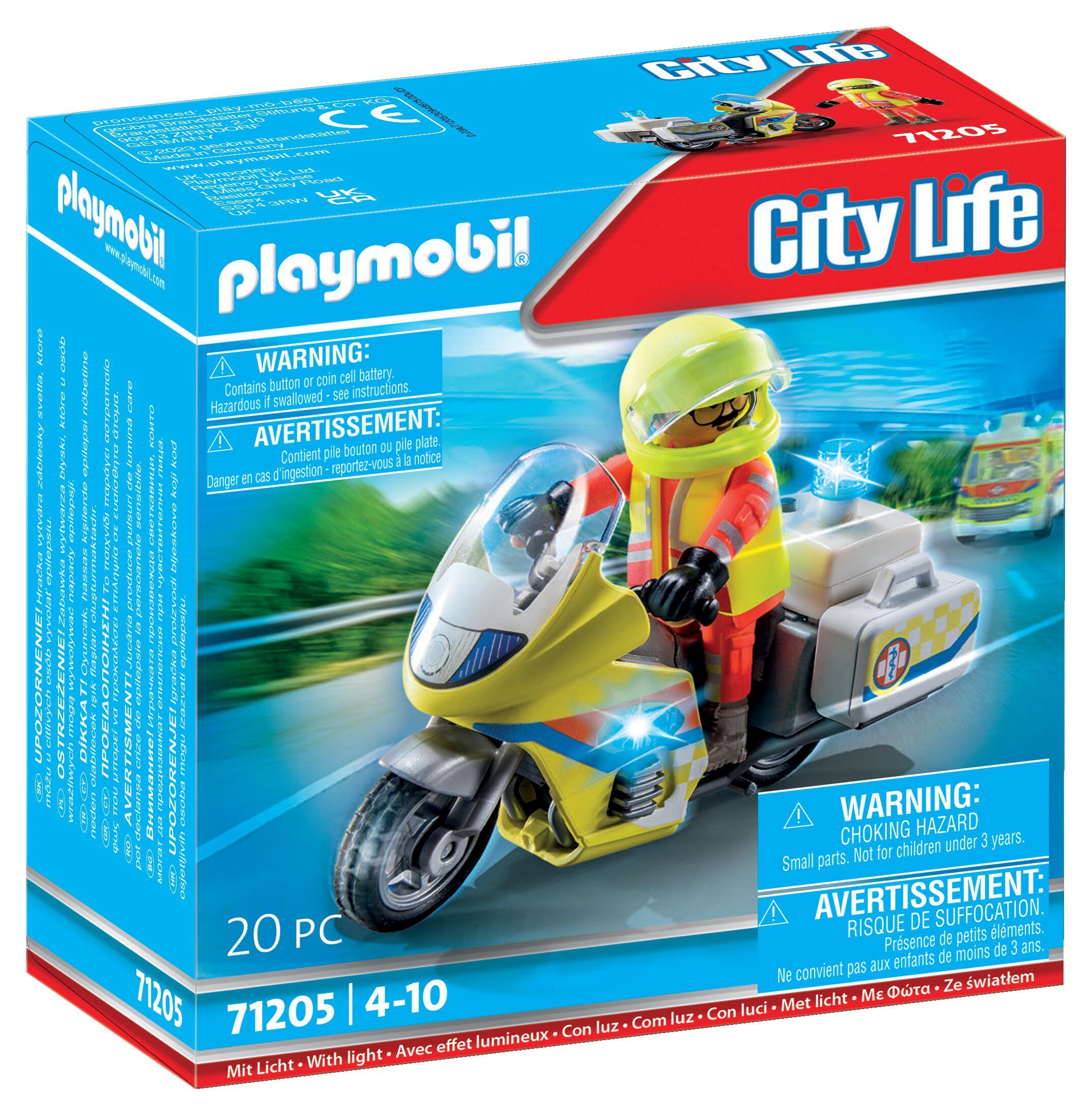 Playmobil Doctor motorbike