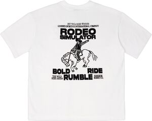 RODEO SIMULATOR WHITE TEE