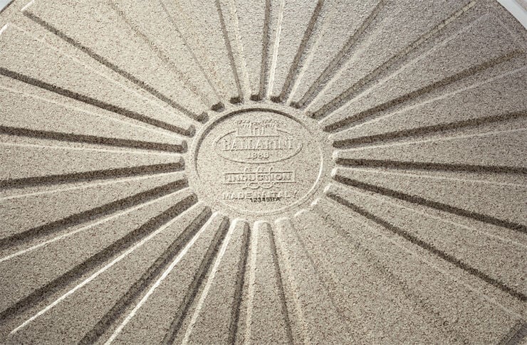 Ledro Wok 28 Beige Rund Aluminum