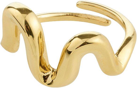 AIKO ring guldbelagt Go with the fl