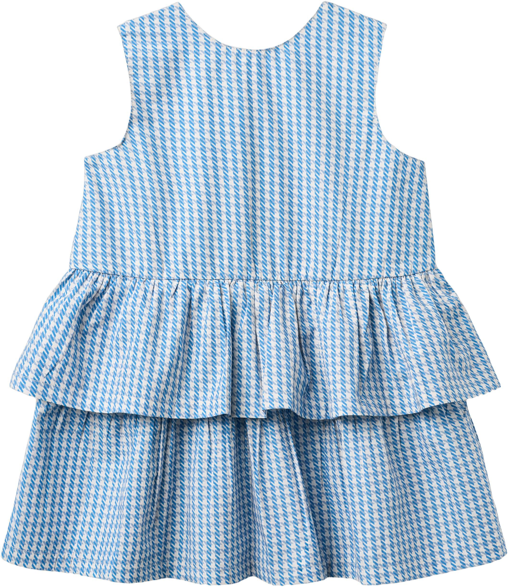 HOUNDSTOOTH DRESS W. BOW