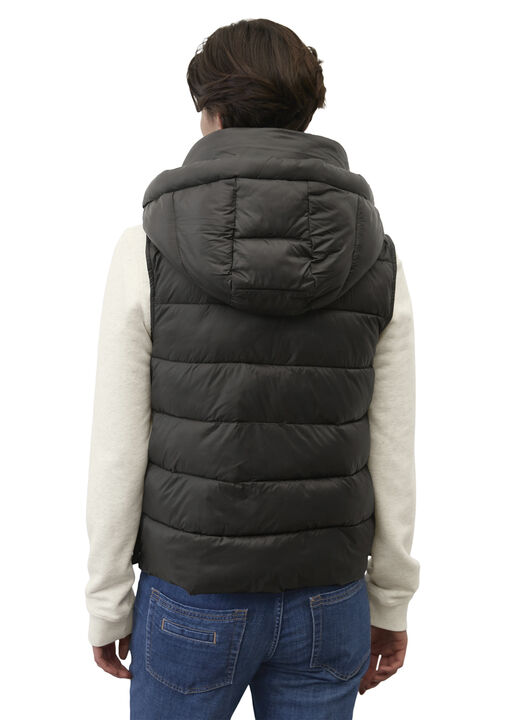 BNOS recycled no down, vest, detach