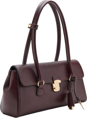 City shoulder bag with flap