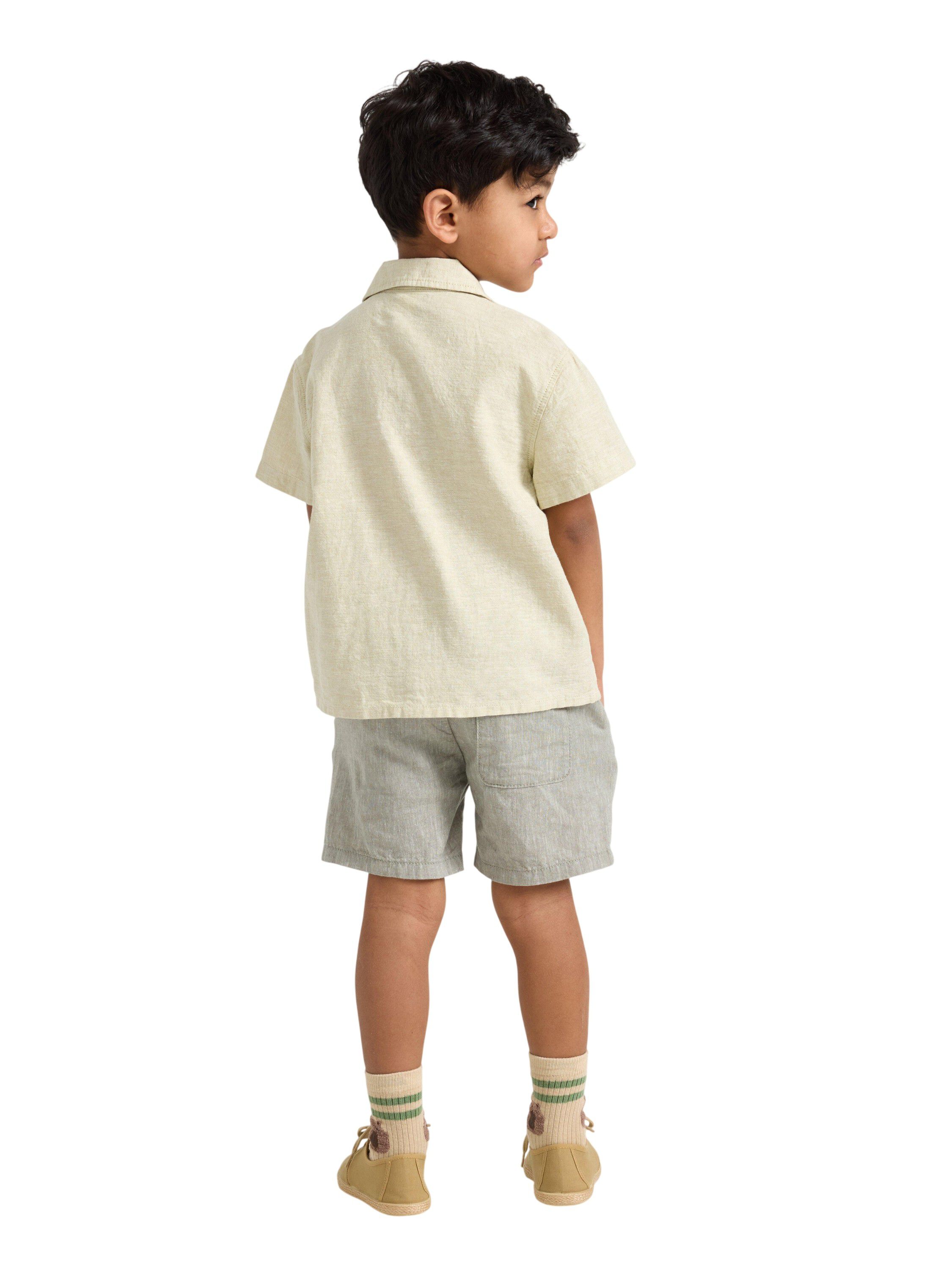 Behagelige shorts i h&oslash;rblanding med