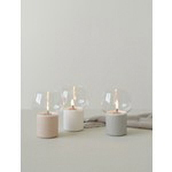 vegetabilisk ljus 2 Stk clear