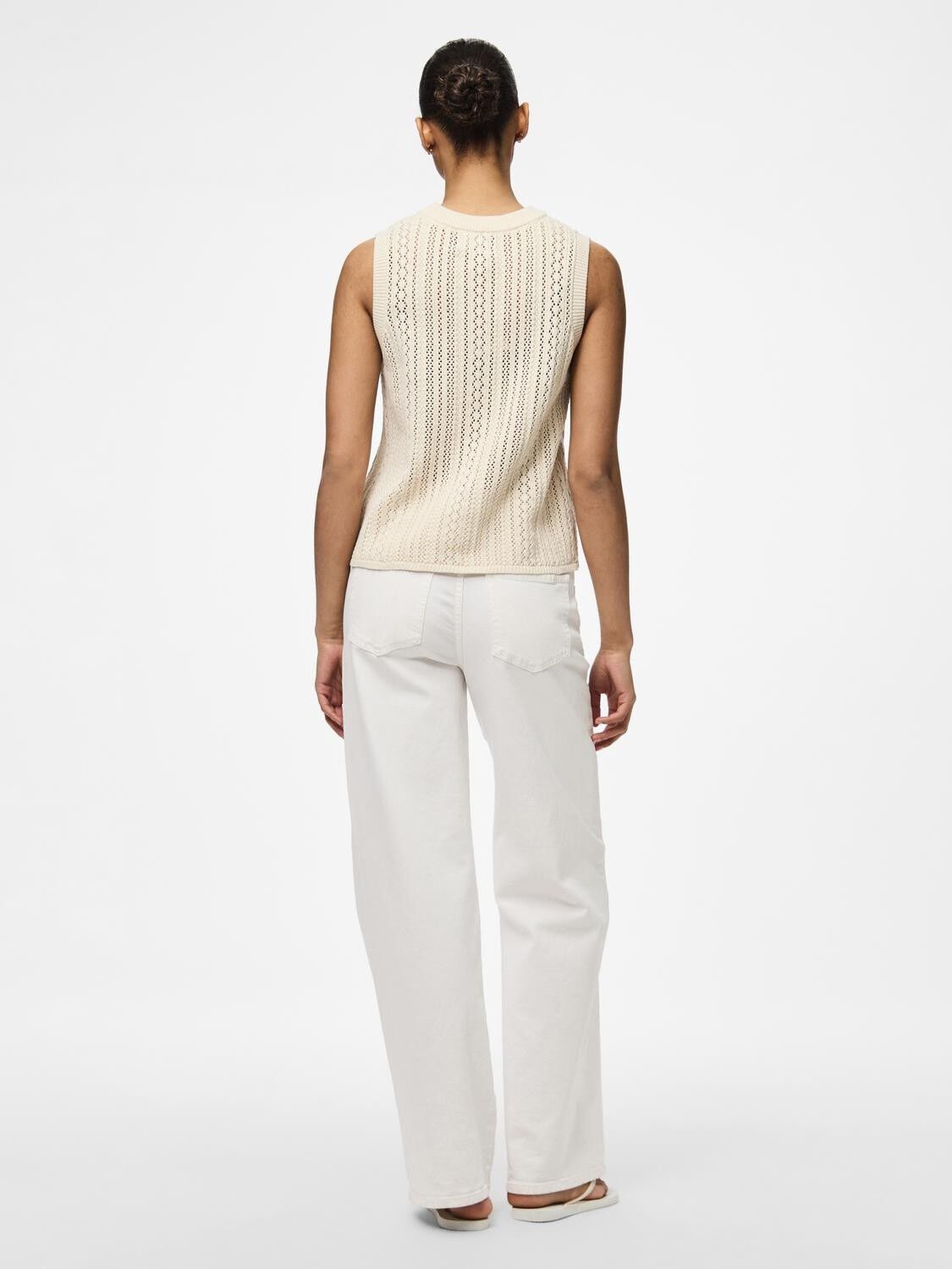 PCNUKA SL O-NECK KNIT NOOS BC