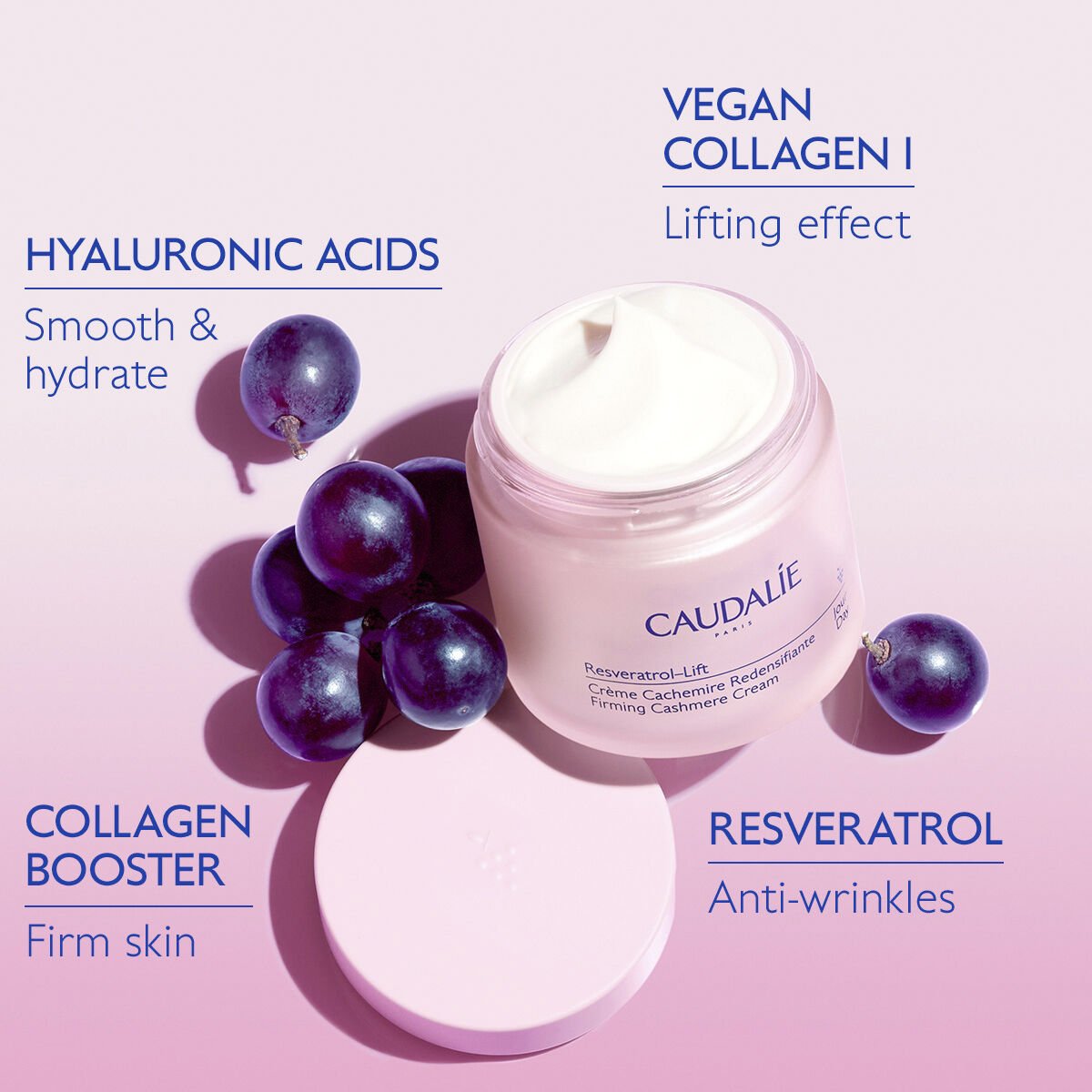Caudal&iacute;e Resveratrol-Lift Firming Cashmere Cream 50 ml