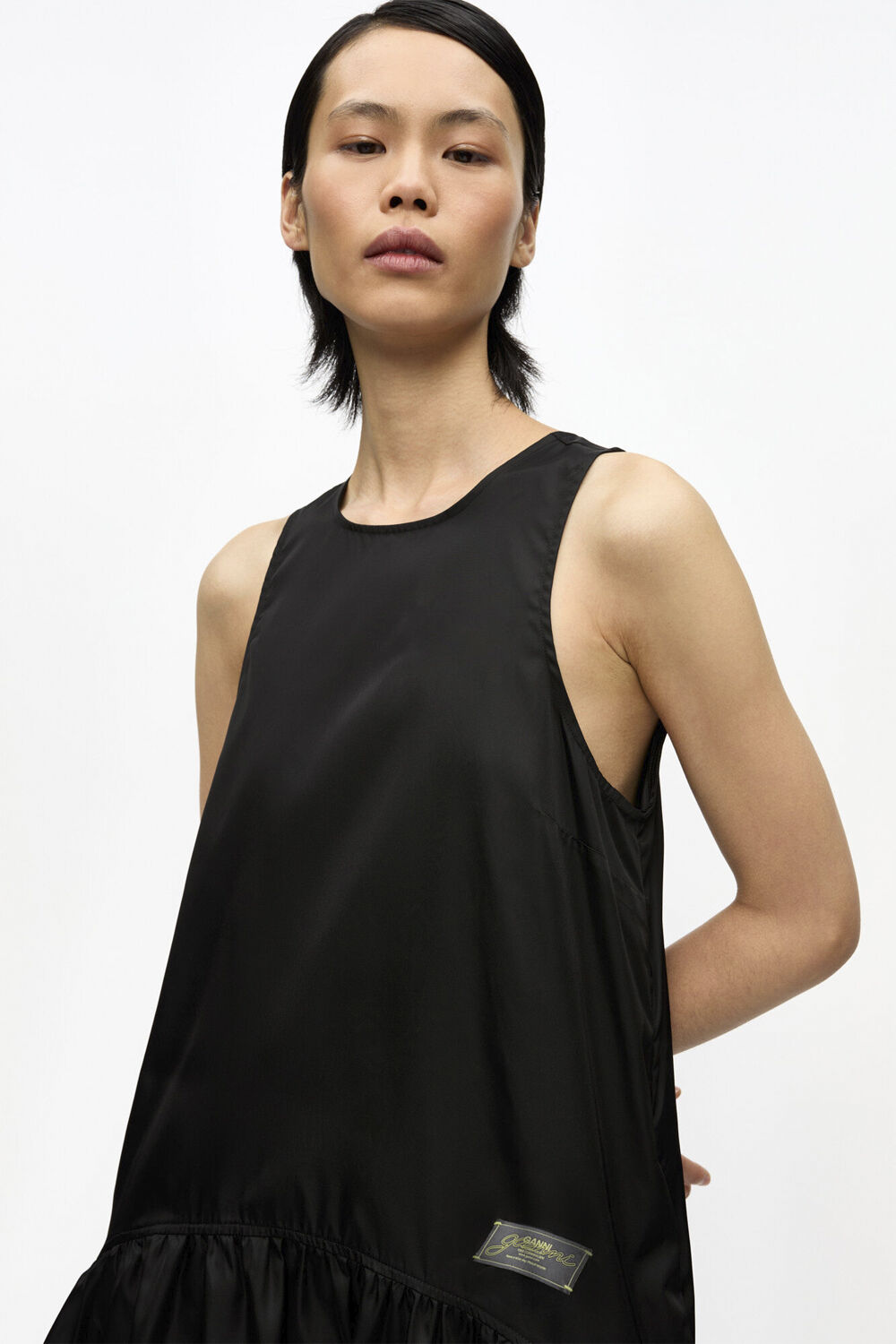 Duchesse Nylon Midi Dress