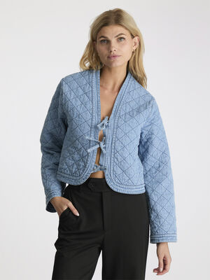 Dubbie Denim Quilt Jacket