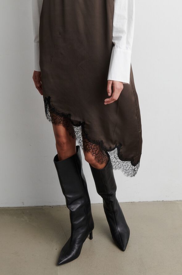 Lacia Contrast Mini Dress