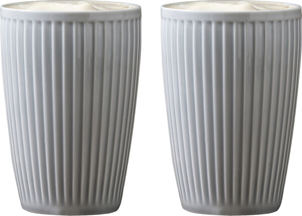 "Termokrus Plissé 25 cl 8 x 12 cm 2 stk. Arctic Ice"