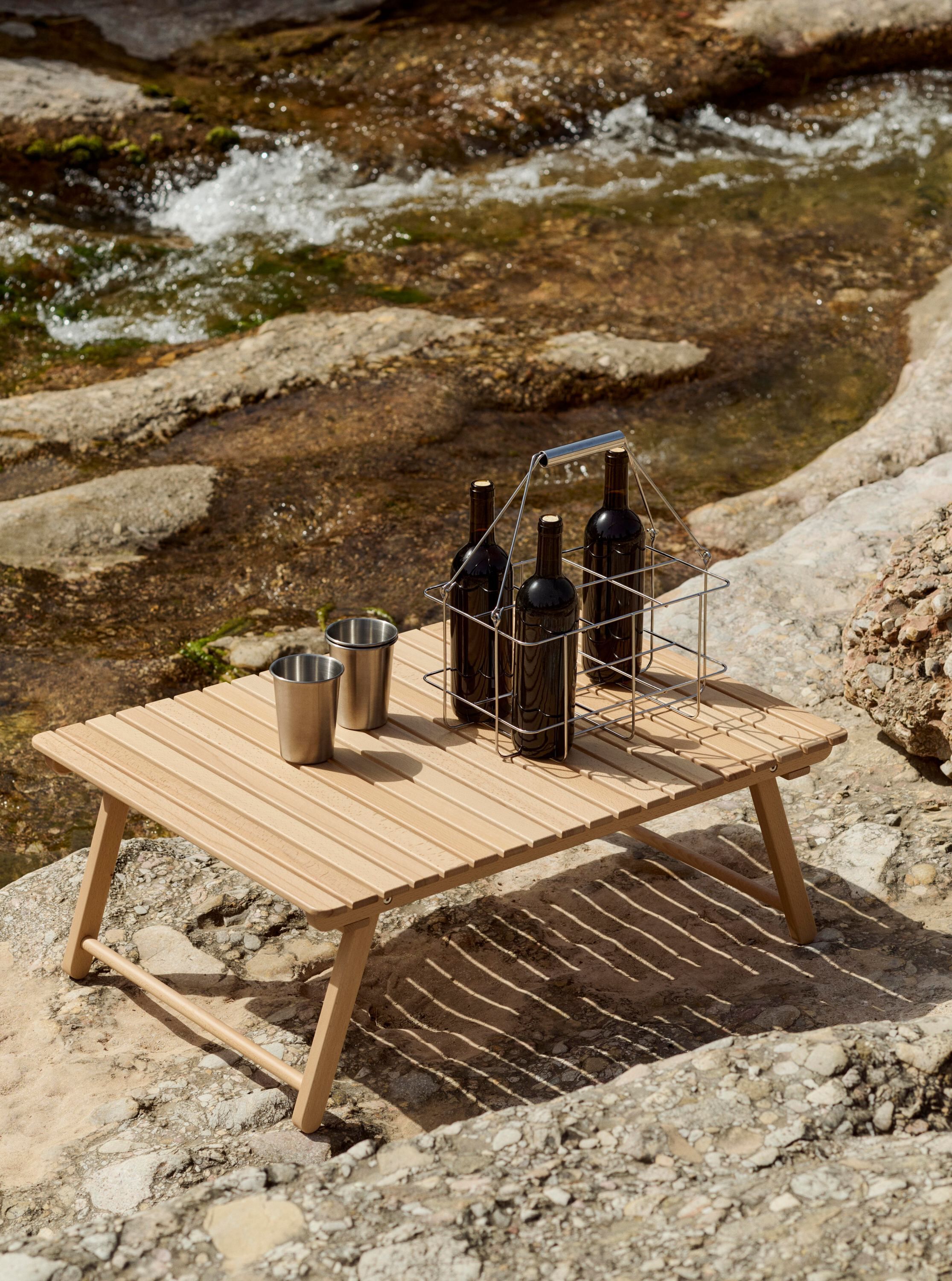 Outdoor Market Folding Table - Small - Natural