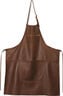 Klassisk 100% læder Forklæde BRUN