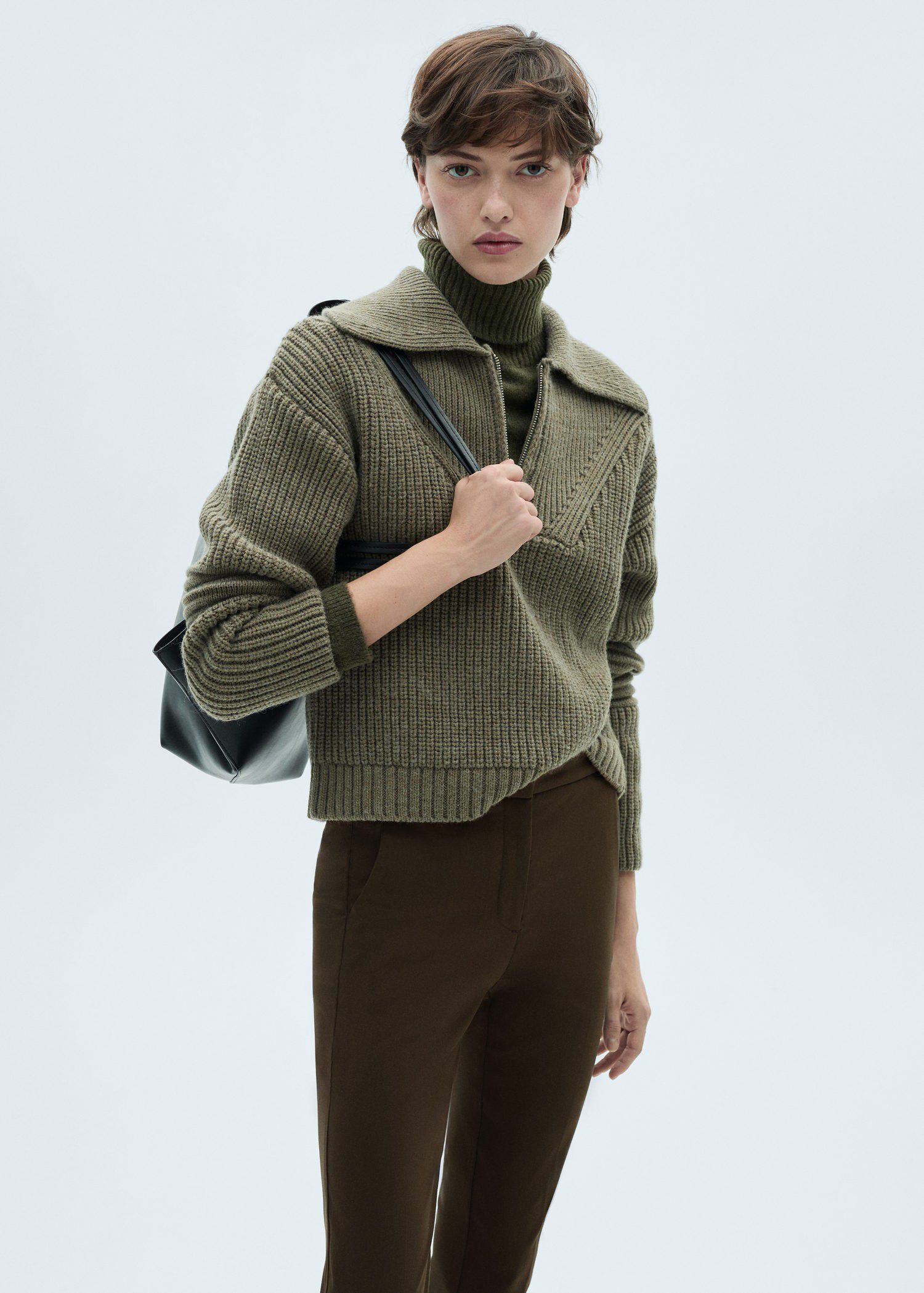 Crop skinny trousers