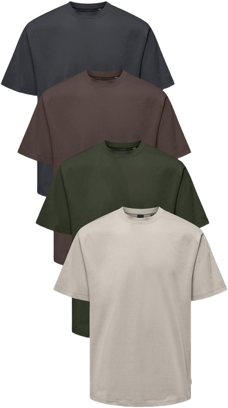 ONSFRED RLX SS TEE 4-PACK CS