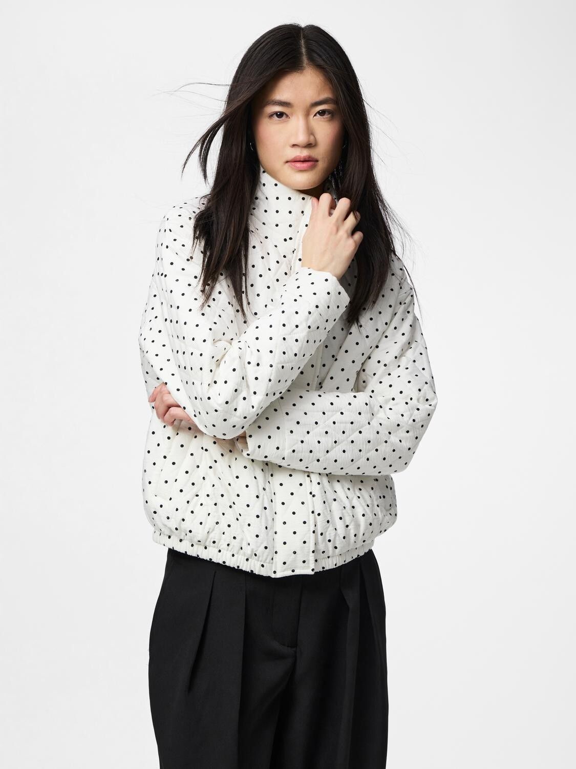 Pcfamilla Quilted Bomber Jacket