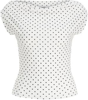 JXLAURA SL ASYM DOT TOP JRS