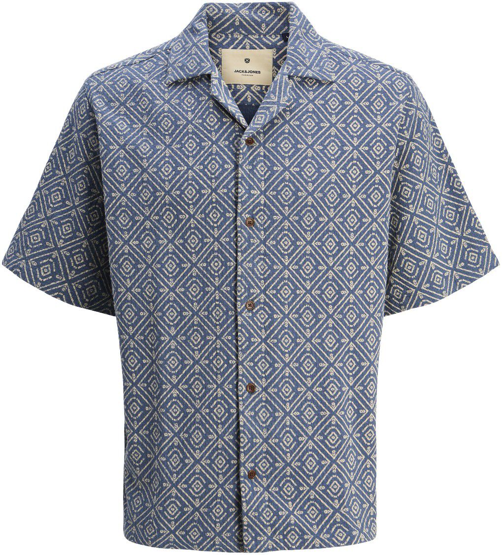 JPRBLUVINCENT PRINT RESORT S/S SHIR